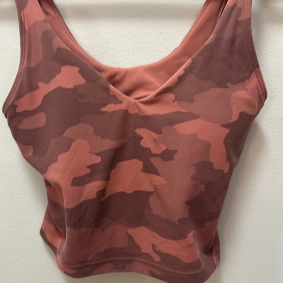 Lululemon Align Tank Top- Heritage 365 Camo Brier Rose Multi. Size 0 - Picture 3 of 6